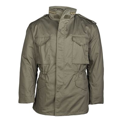 Veste US M65 imp. avec doublure VERTE