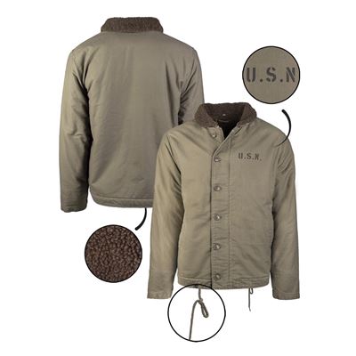 Veste d'hiver avec fourrure USN N-1 MIL-TEC® 10320001 2