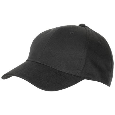 Casquette de baseball à visière plate NOIRE
