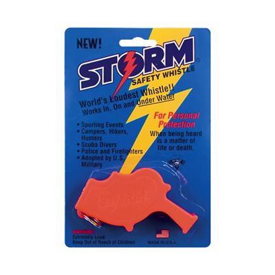Sifflet en plastique STORM® ORANGE