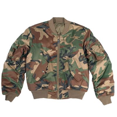 Veste US MA1® bomber WOODLAND