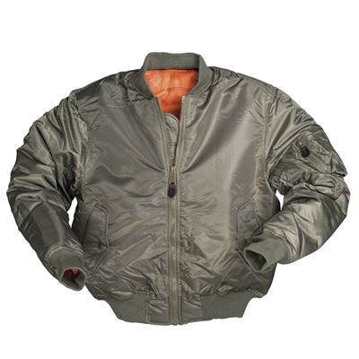 Blouson aviateur TYPE MA1® PES VERT