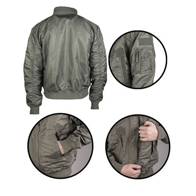 Veste pilote US TACTICAL VERTE MIL-TEC® 10404601 2