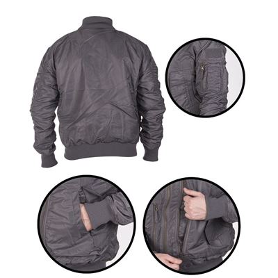 Veste pilote US TACTICAL GRISE MIL-TEC® 10404608 2