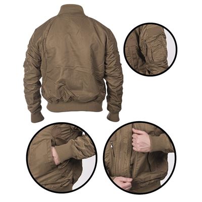 Veste pilote US TACTICAL COYOTE MIL-TEC® 10404619 2