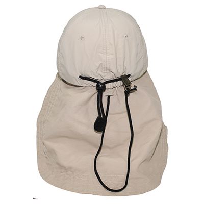 Casquette SAHARA avec protection du cou SABLE FOX Outdoor 10424F 2