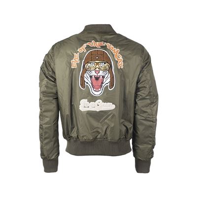 Veste d'aviateur TOMCAT réversible VERT/BLEU MIL-TEC® 10430501 2