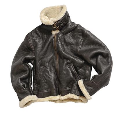 Veste en cuir US BOMBER B3 avec col MARRON MIL-TEC® 10450009 3
