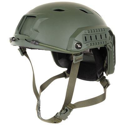 Casque de parachutiste FAST complet VERT