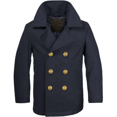 Manteau BW MARINE en laine NAVY