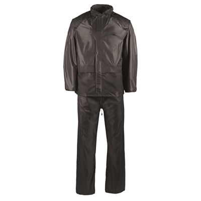 Ensemble imperméable en PVC NOIR