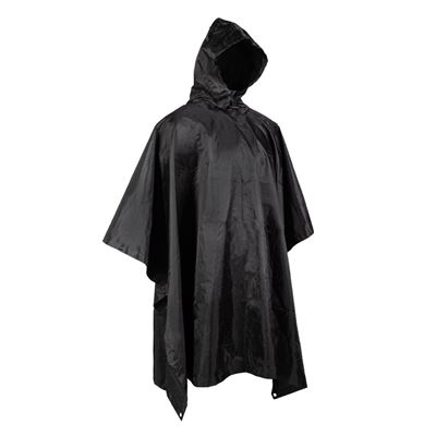Poncho léger BASIC rip-stop NOIR