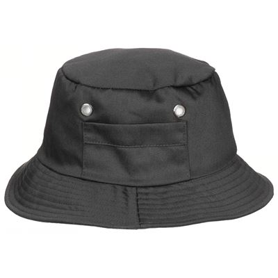 Chapeau de pêcheur avec pochette NOIR MFH 10653A 2