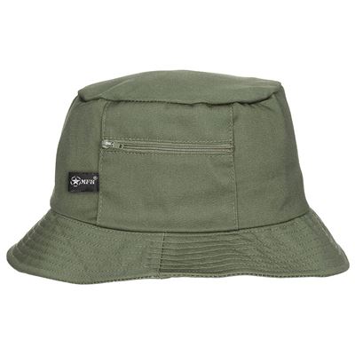 Chapeau de pêcheur avec pochette VERT