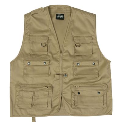 Gilet JAGD pour la chasse ou la pêche KHAKI