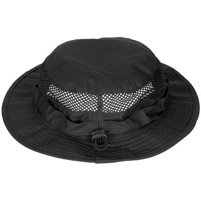 Chapeau Mesh Boonie NOIR MFH 10720A 2
