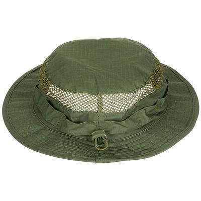 Chapeau Mesh Boonie VERT MFH 10720B 2