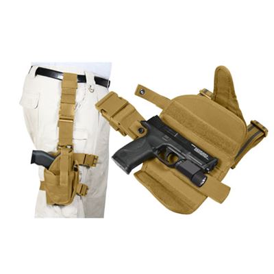 Étui de cuisse pour pistolet UNI DELUXE COYOTE