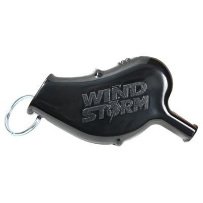Sifflet WINDSTORM™ en plastique NOIR