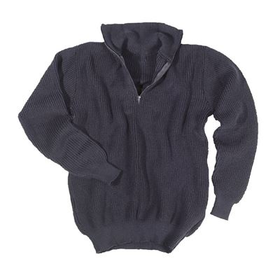 Pull TROYER ACRYL avec col BLEU