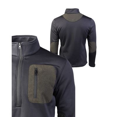 Sweat-shirt THERMO-FLEECE ¾ ZIP NOIR MIL-TEC® 10817002 2
