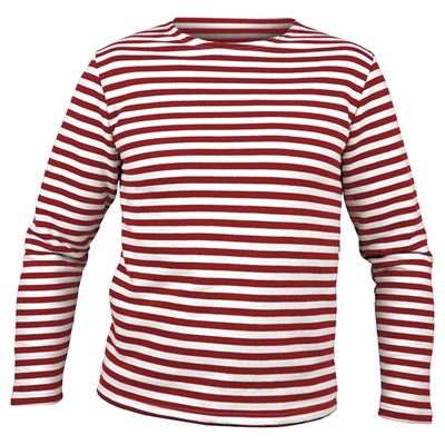 T-shirt marin MARINE manches longues ROUGE