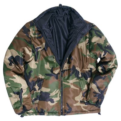 Veste BRITANNIQUE réversible WOODL / NOIR