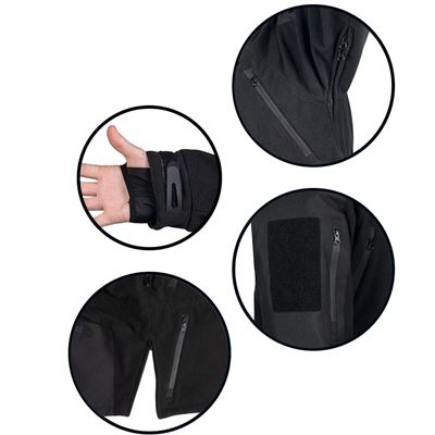 Veste polaire avec membrane TPU PLUS NOIRE MIL-TEC® 10855602 2