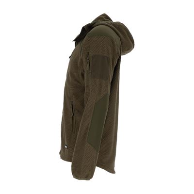 Sweat à capuche zippé en molleton DELTA VERT AB 10857001 5