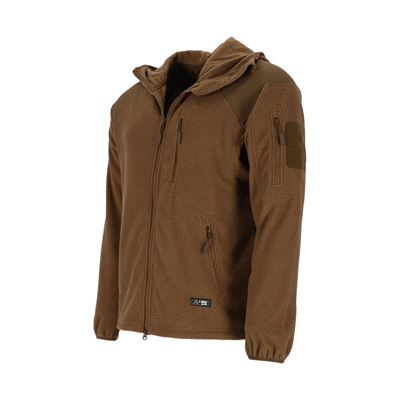 Sweat à capuche zippé en molleton DELTA COYOTE AB 10857003 6