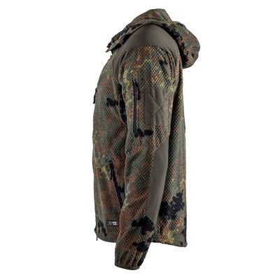 Sweat à capuche zippé en molleton DELTA FLECKTARN AB 10857021 2