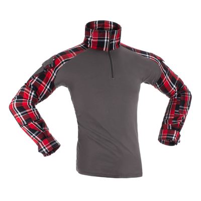 Chemise tactique en flanelle ROUGE INVADERGEAR 108601-035 2