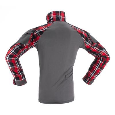 Chemise tactique en flanelle ROUGE INVADERGEAR 108601-035 3