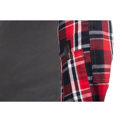 Chemise tactique en flanelle ROUGE INVADERGEAR 108601-035 4