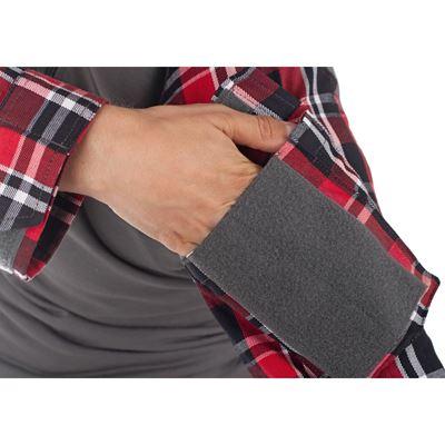 Chemise tactique en flanelle ROUGE INVADERGEAR 108601-035 5
