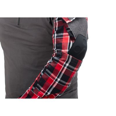 Chemise tactique en flanelle ROUGE INVADERGEAR 108601-035 7
