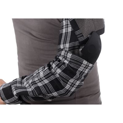 Chemise tactique en flanelle NOIRE INVADERGEAR 108601-060 7