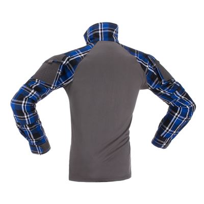 Chemise tactique en flanelle BLEUE INVADERGEAR 108601-700 3