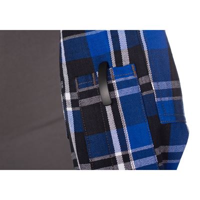 Chemise tactique en flanelle BLEUE INVADERGEAR 108601-700 4