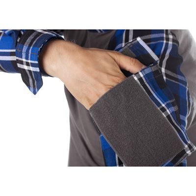 Chemise tactique en flanelle BLEUE INVADERGEAR 108601-700 5