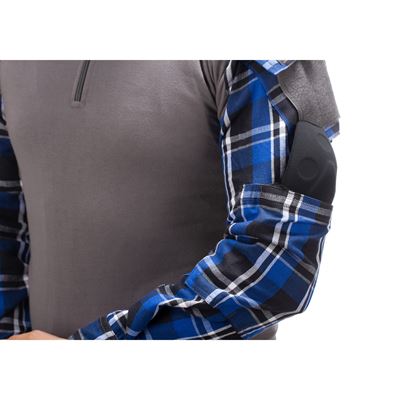 Chemise tactique en flanelle BLEUE INVADERGEAR 108601-700 7