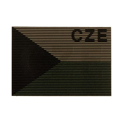 Écusson Dual IR drapeau de la République tchèque RAL 7013 CLAWGEAR 1086133-2 4