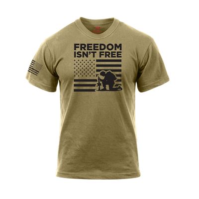 T-shirt FREEDOM ISN'T FREE à manches courtes COYOTE