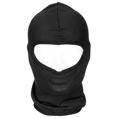 Cagoule TACTICAL à une ouverture NOIRE