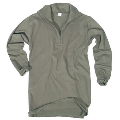 T-shirt BW avec fermeture éclair VERT nouveau