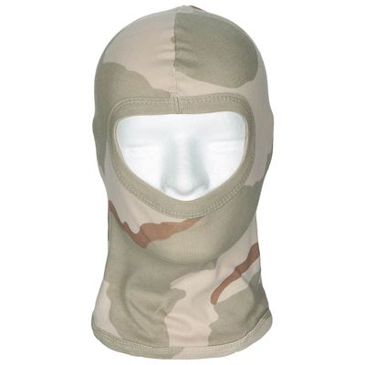 Cagoule en coton 1 ouverture 3-COL DESERT