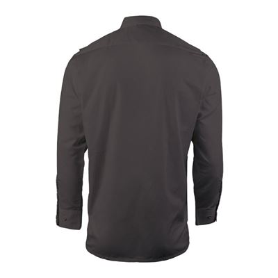 Chemise SERVIS à manches longues et boutons NOIRE MIL-TEC® 10931002 2