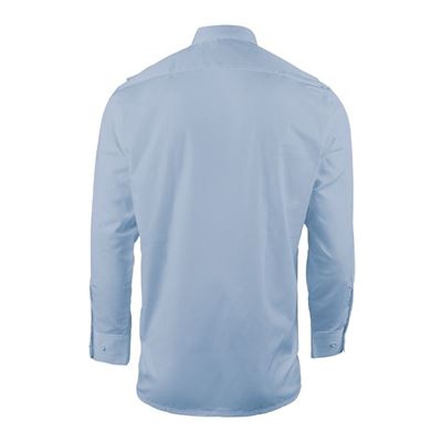 Chemise SERVIS à manches longues boutonnée BLEU CLAIR MIL-TEC® 10931011 2