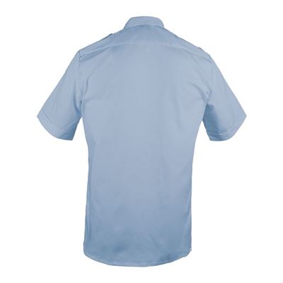 Chemise SERVIS à manches courtes et boutons, BLEU CLAIR MIL-TEC® 10932011 2