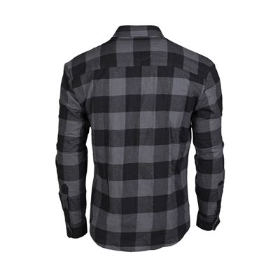 Chemise d'été BOISÉREUSE à boutons GRIS/NOIR MIL-TEC® 10939008 2